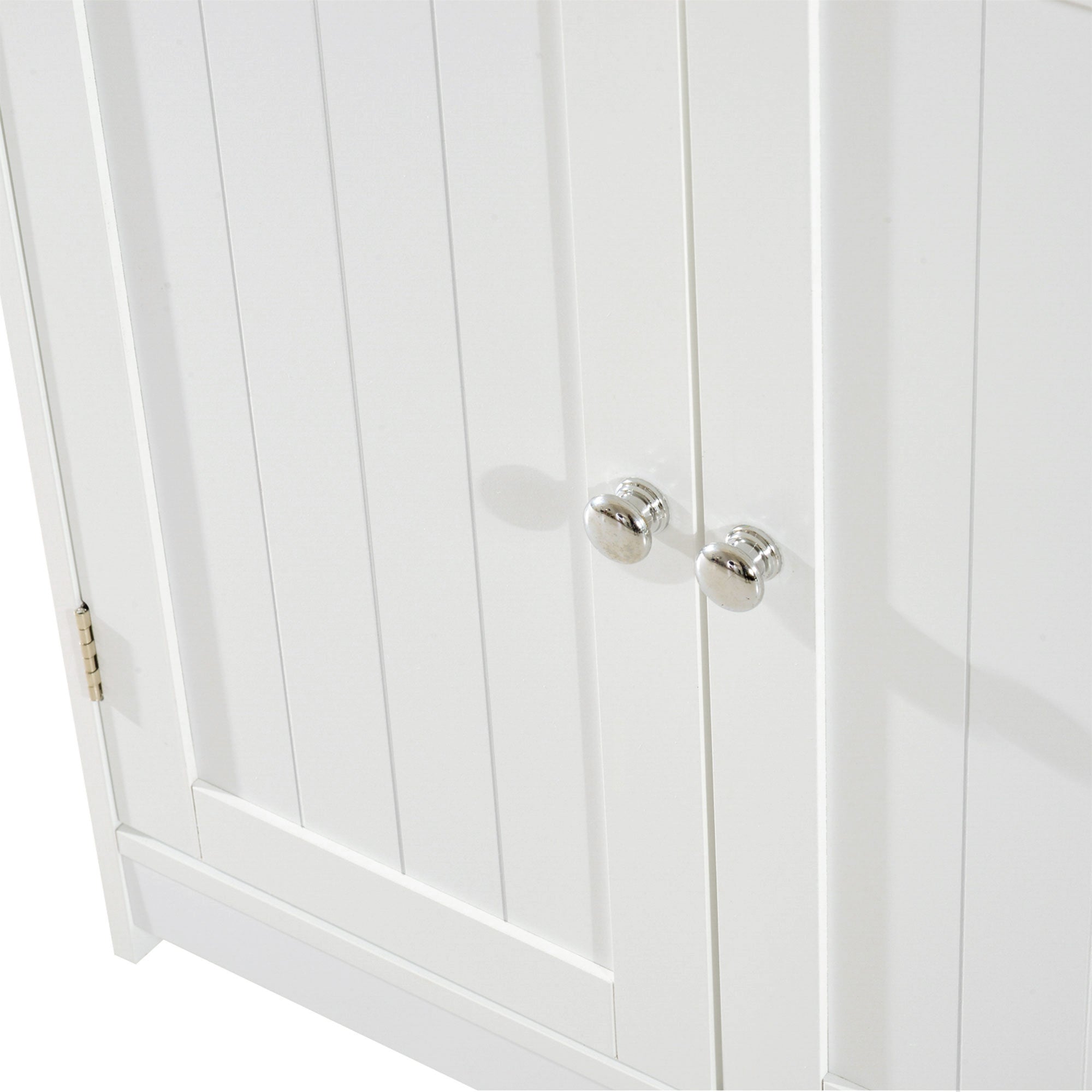 Mobile Sottolavello da Bagno 60x30x60 cm 2 Ante  Bianco