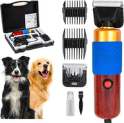Tondeuse professionale per cani silenziosa 200 W - 3 m cavo - 2000-6000 giri/min - adatta per gatti, pecore, cavalli