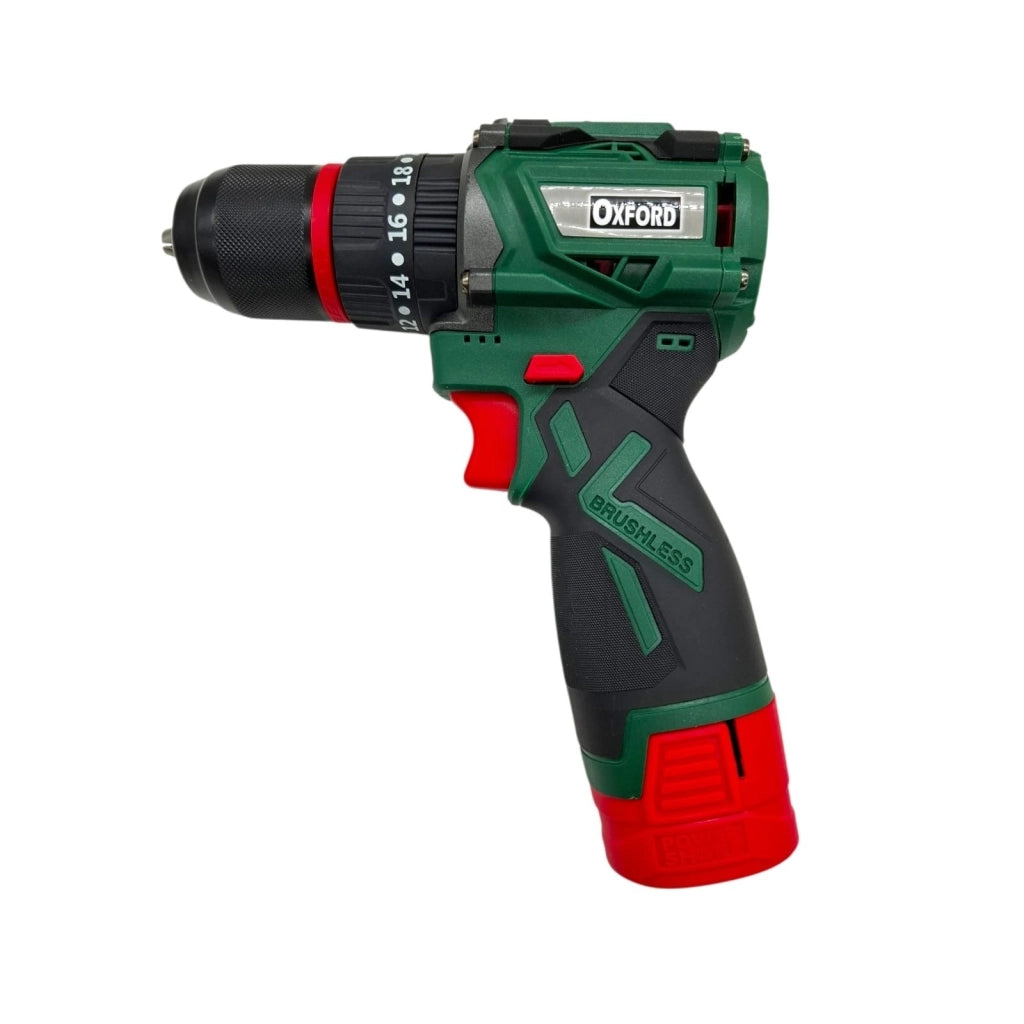 trapano avvitatore con percussione 16V 2 batterie valigetta motore brushless