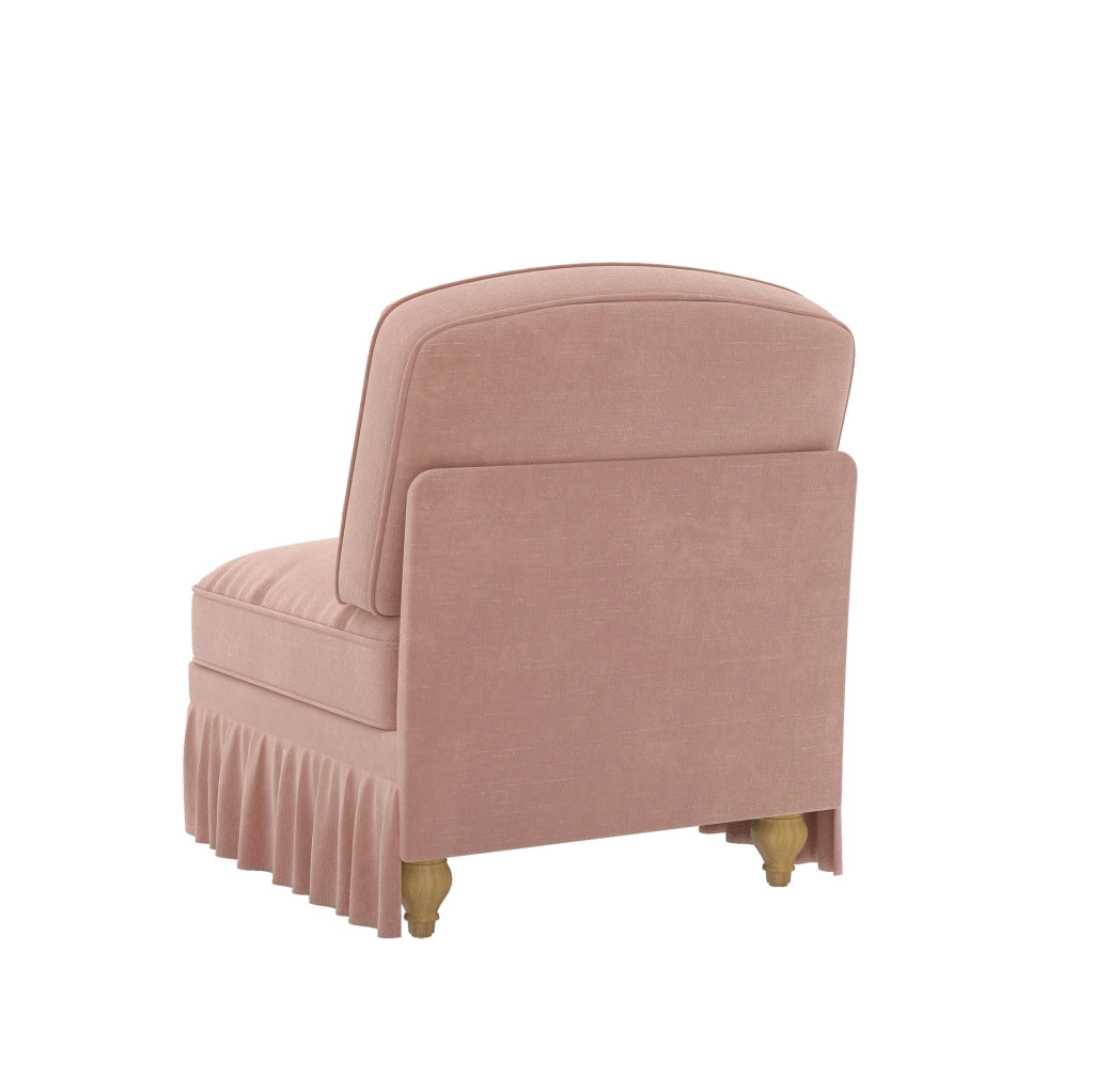 Divano angolare Cloud in ciniglia rosa con rivestimento removibile