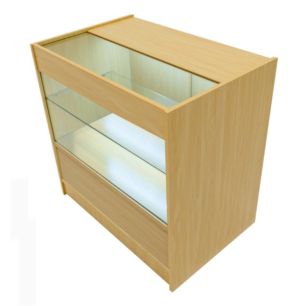Set Banconi Acero Eclipse LED 2 x C900 LM60 TB60 con Serrature e Vetrina
