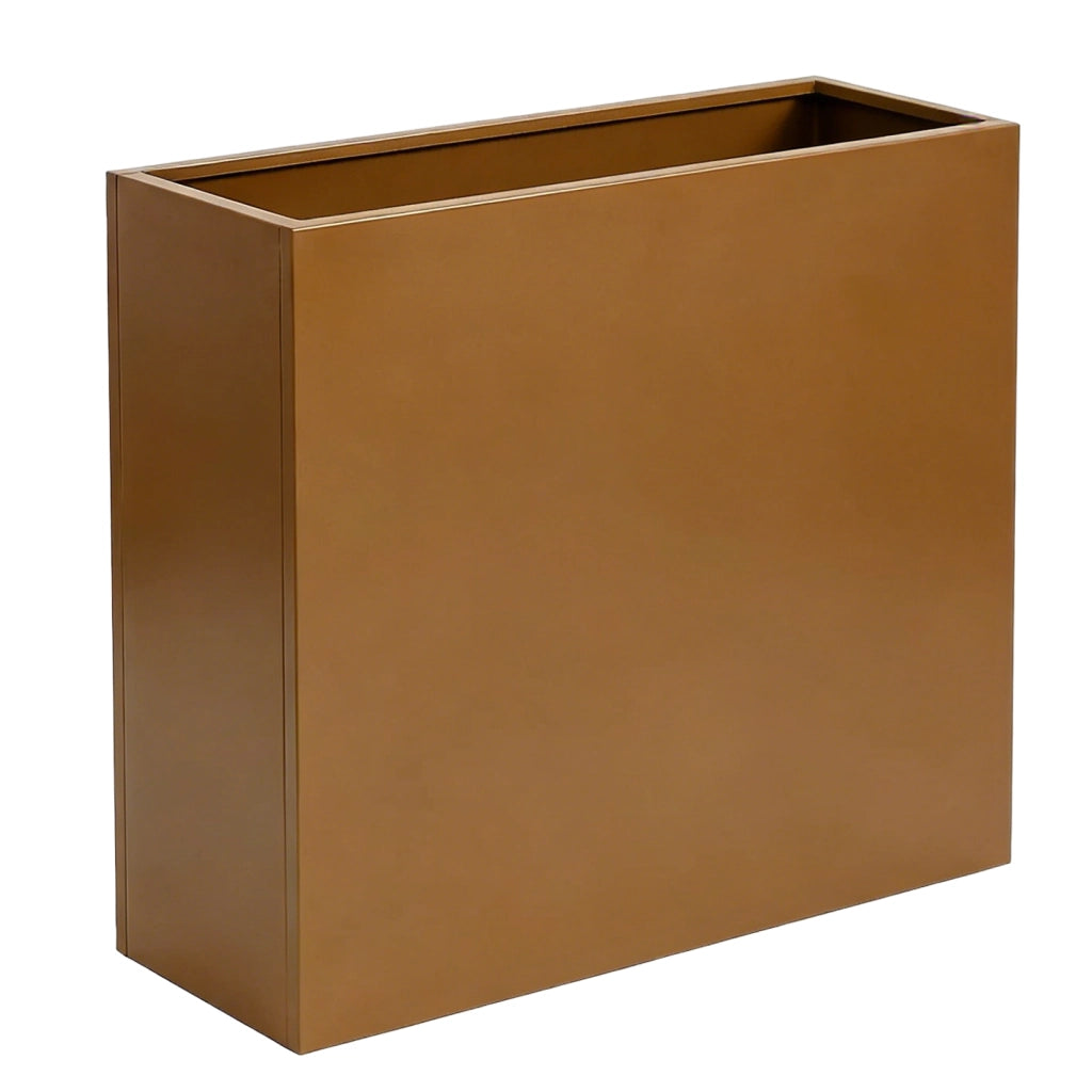 Fioriera Vaargel in Acciaio Portafiori 82x90x30 cm - Marrone casa.pro