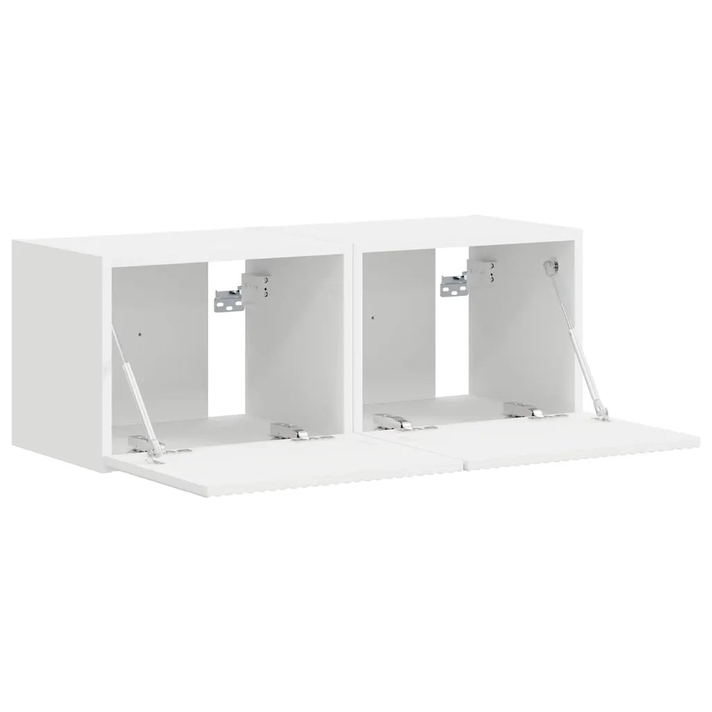 Mobile TV da parete 2 pcs Bianco 39 x 31 x 29,5 cm