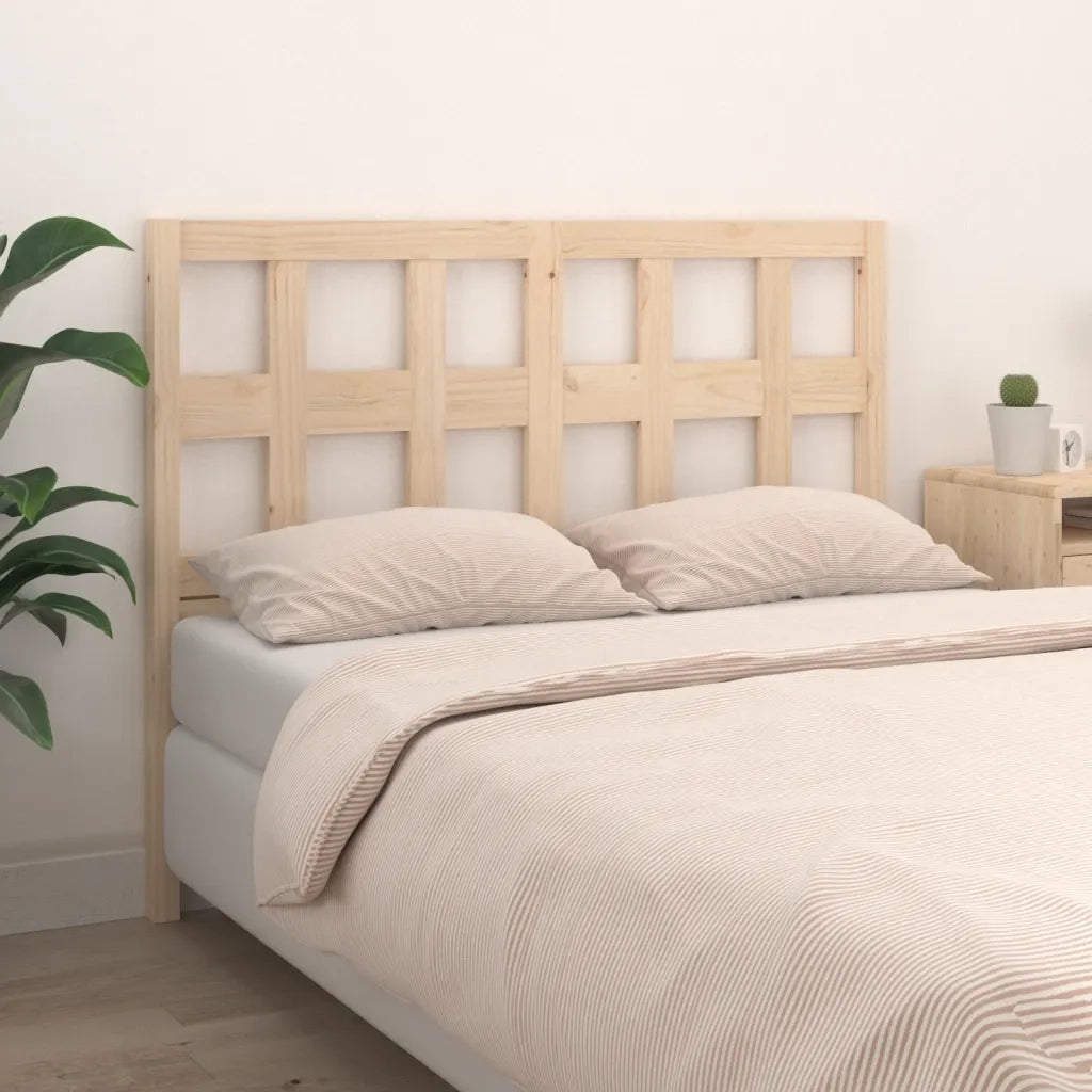 Testiera per Letto-Testata-Testiera Decorativa 205,5x4x100 cm in Legno Massello di Pino 508630