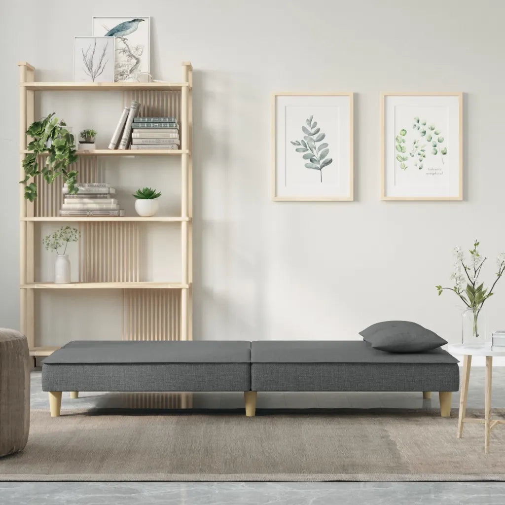 Divano Letto Grigio Scuro in Tessutocod mxl 70347