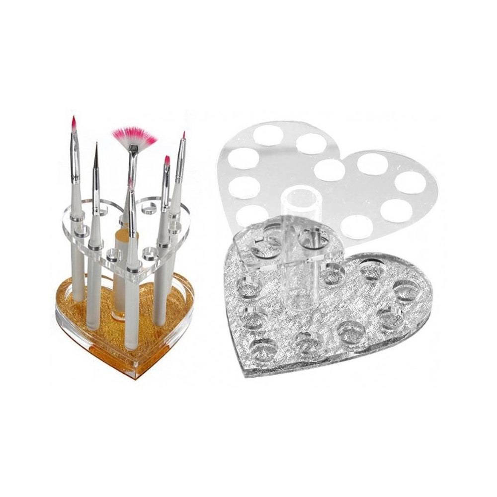 Trade Shop - Organizzatore Porta Pennelli Espositore Organizer Cosmetici Make Up 12 Comparti -