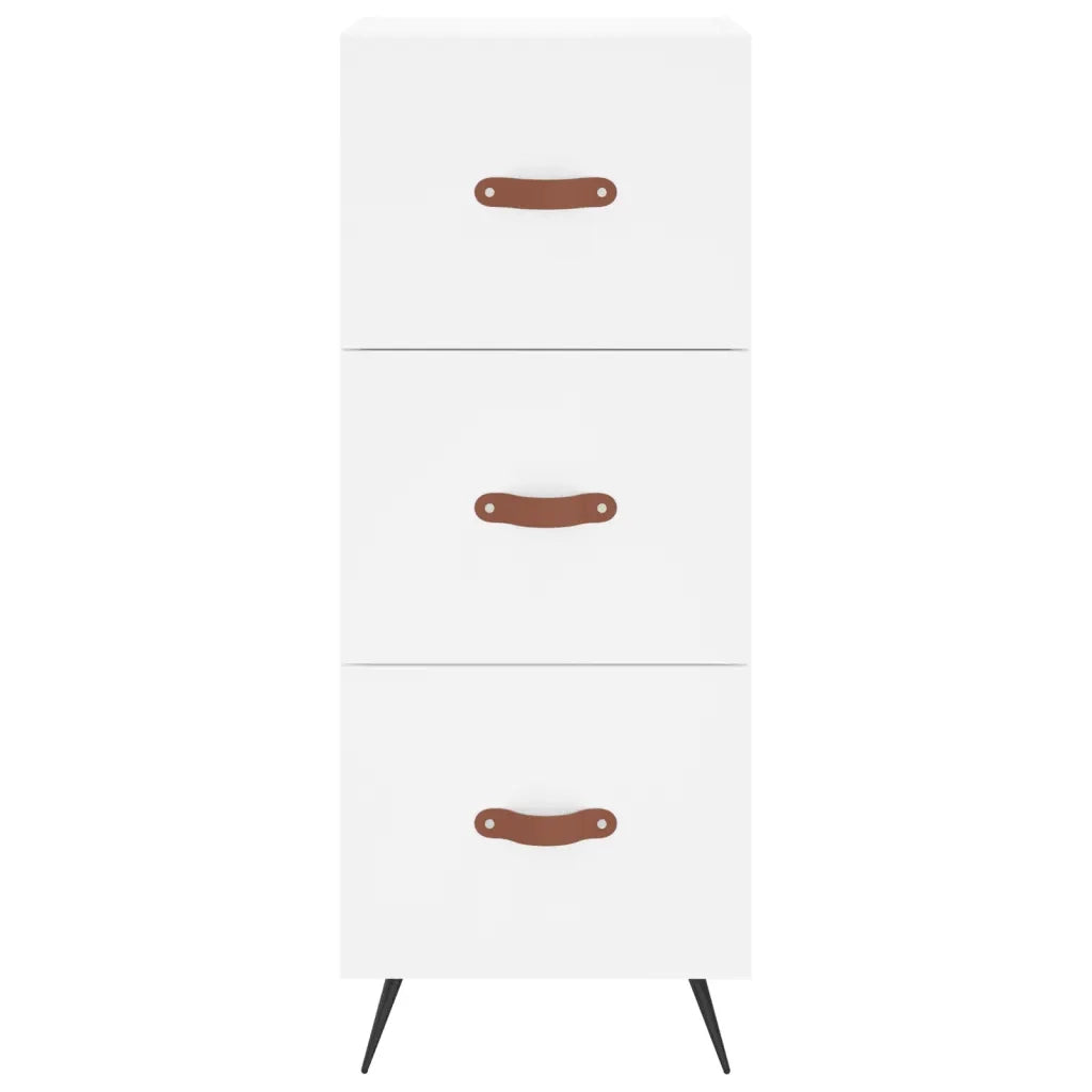 Credenza Bianca 34,5x34x180 cm in Legno Multistrato 3198825