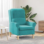 Poltrona Turchese Turchese Tessuto Standard Ergonomica