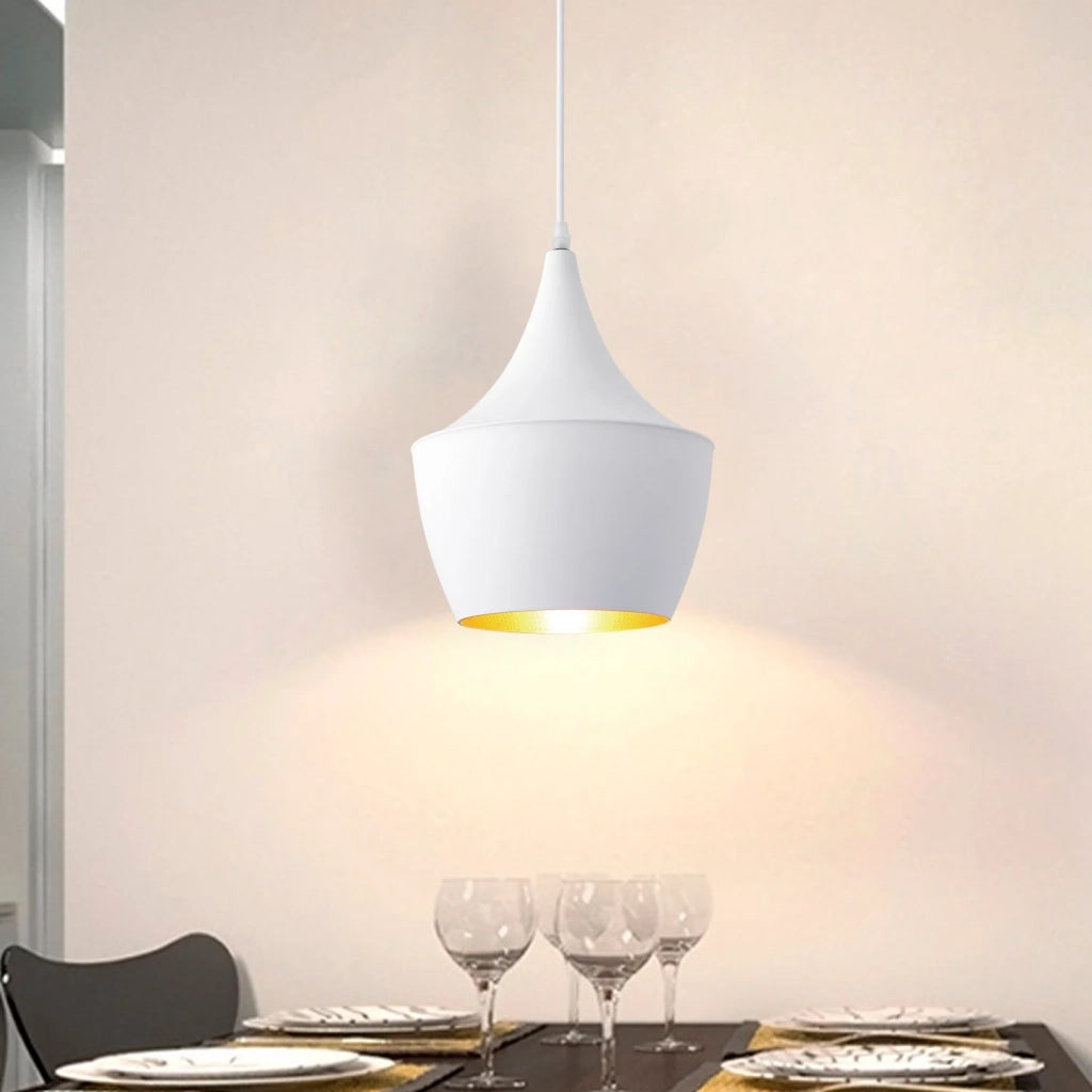 LÚZETE - LAMPADA DA SOFFITTO IN ACCIAIO BIANCO Ø 24 CM IRUNE