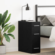 Armadio da farmacista  Nero Rovere 20x45,5x60 cm in legno ingegnerizzato