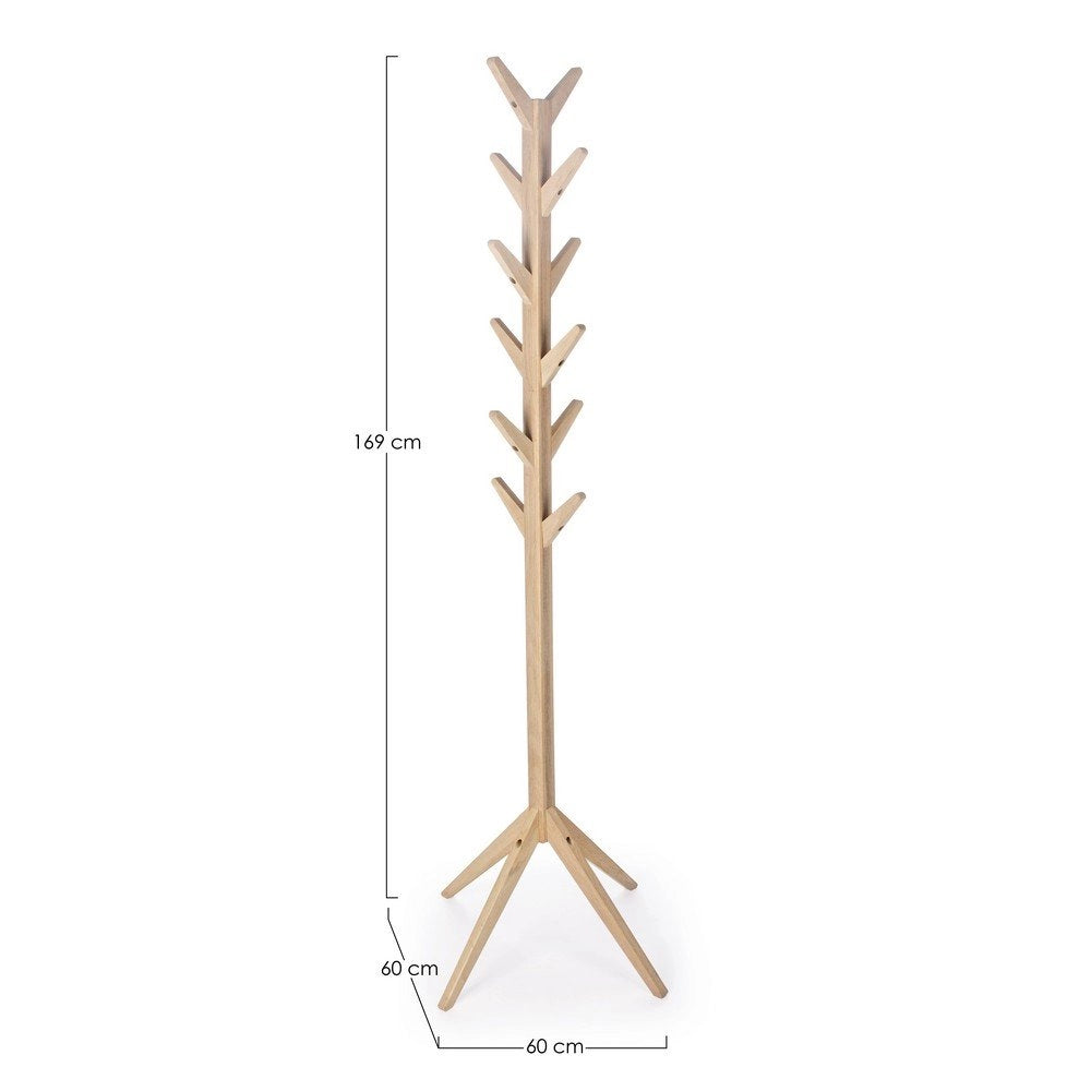 Appendiabiti Legno Marrone Moderno da Interno - ORIZZONTE