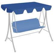 Baldacchino per Dondolo Giardino Blu 150/130x105/70 cm 312103