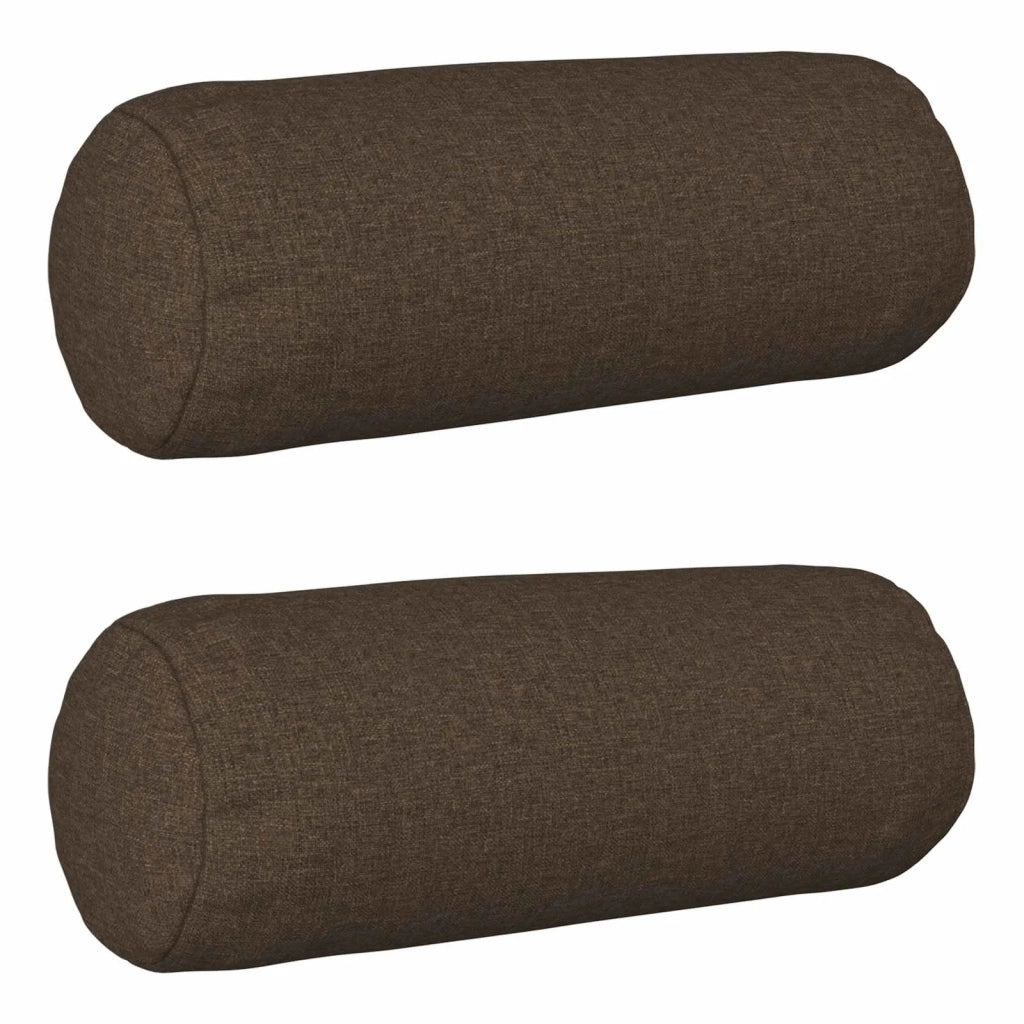 Federa 2 pz HEERLEN Tortora Ø 15 x 40 cm Tessuto 923157