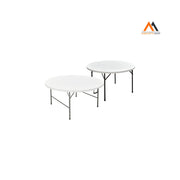 TAVOLO TONDO PIEGHEVOLE 'PARTY' Ø cm 180 x h. 74 - colore bi