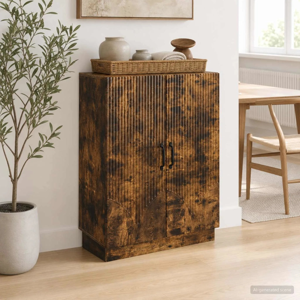 Credenza Rovere Fumo 66 x 34,5 x 87 cm Legno ingegnerizzato 895280
