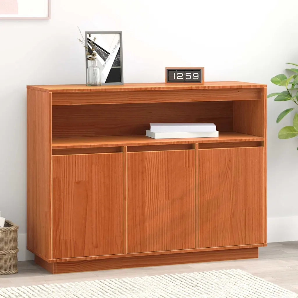 vidaXL Credenza Marrone 104.5 x 34 x 80 cm