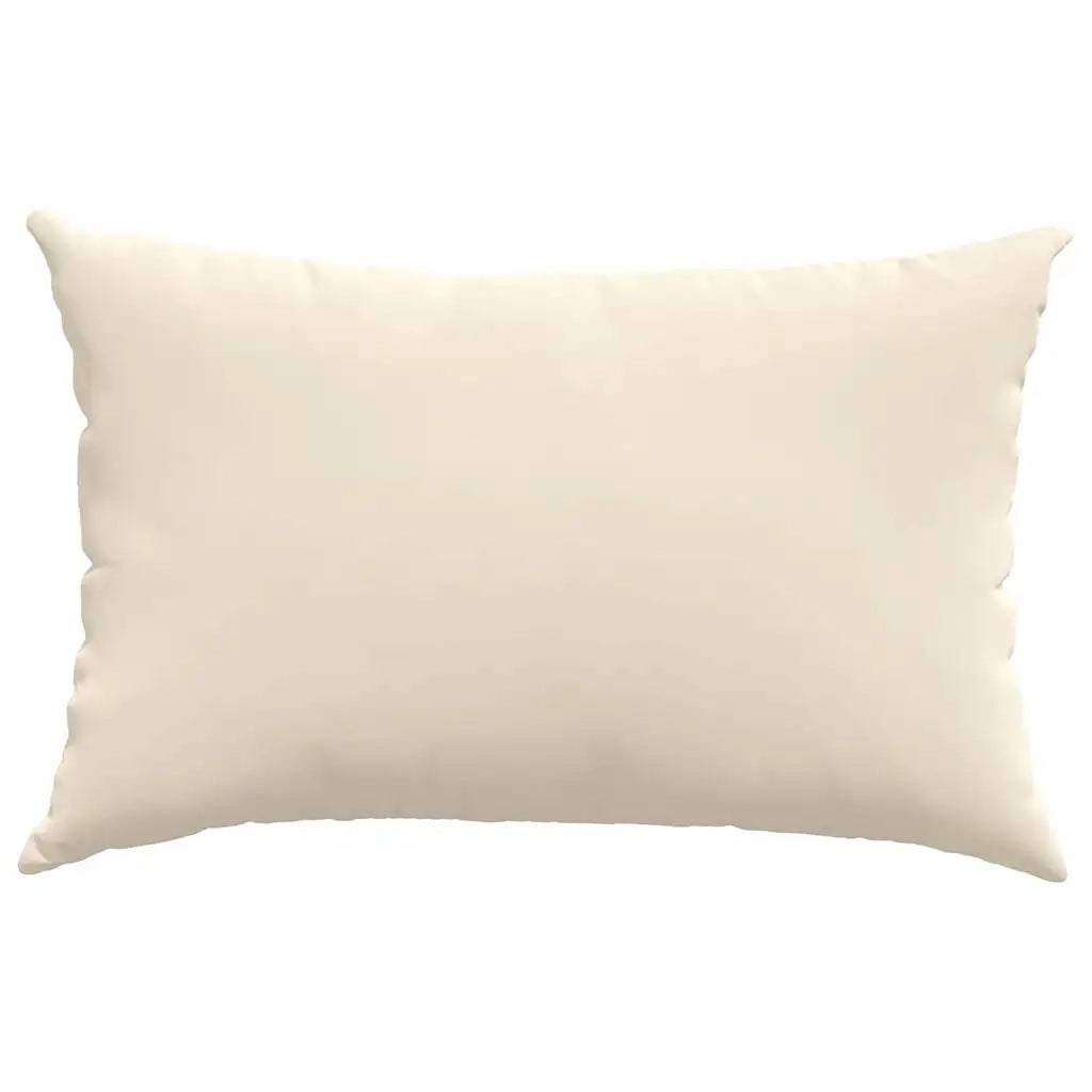Cuscini da Divano 2 pcs Beige 60 x 40 cm Tessuto