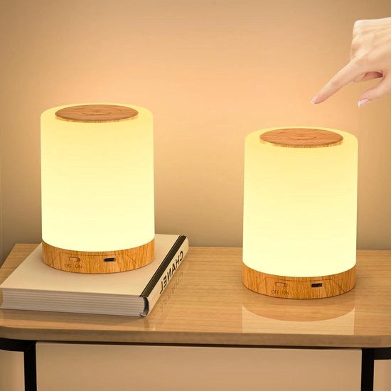 Lampada da Tavolo Ricaricabile - Senza Fili - Regolabile - Alta Qualità - Adatto per la Camera da Pranzo o la Camera da Letto