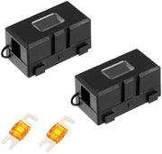 Fusibile di cortocircuito 30-200 A inclusa custodia per fusibile ANS e fusibili ad alta tensione - 2 pezzi accessori per veicoli