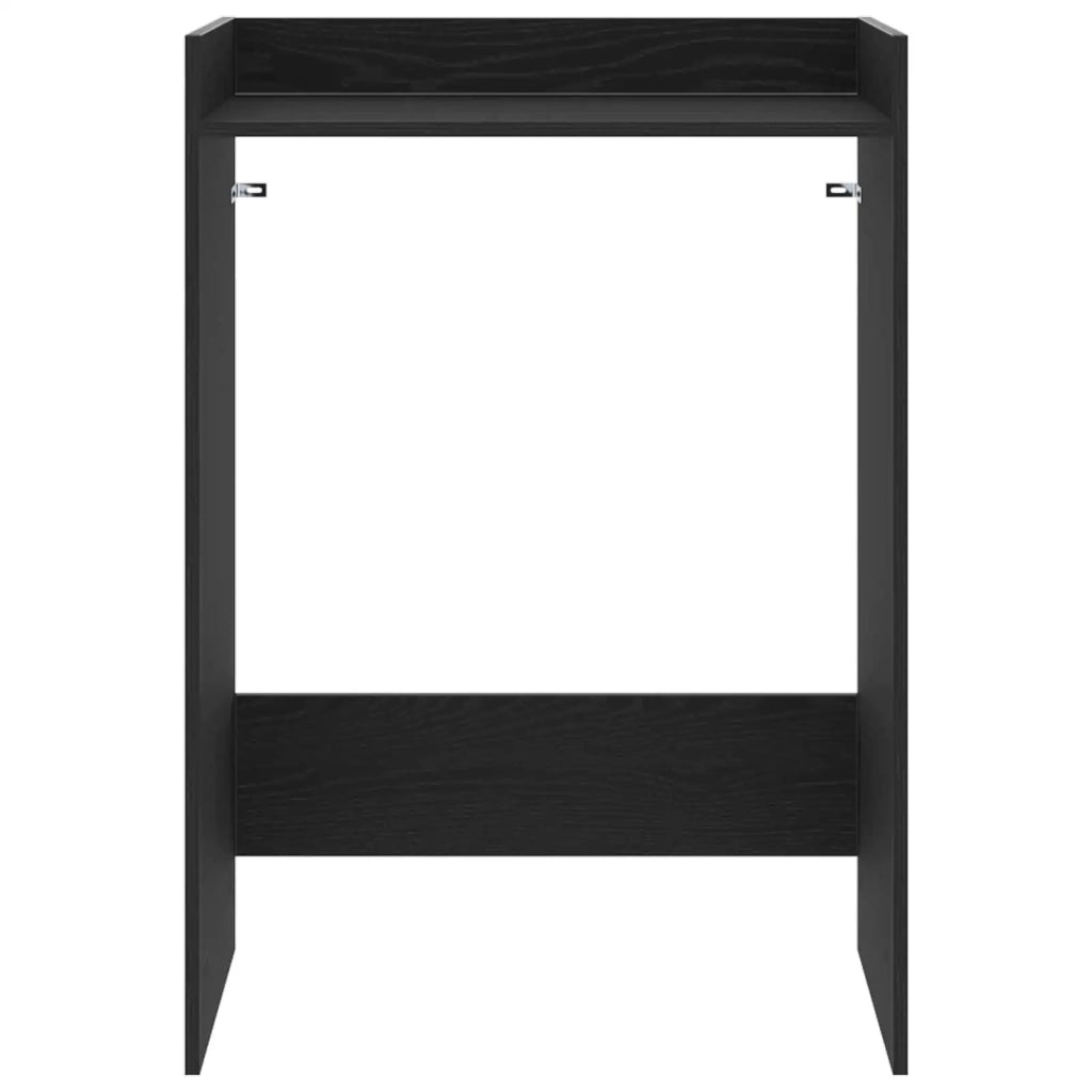 Mobiletto per lavatrice Rovere Nero 67,5 x 48 x 97 cm 8006817