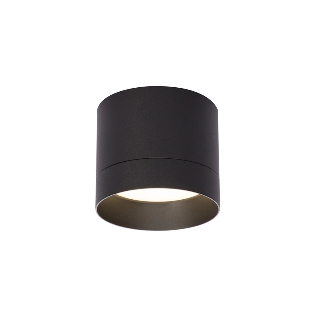 Spot soffitto nero moderno Ø8,2cm GX53 7W Kendal LP