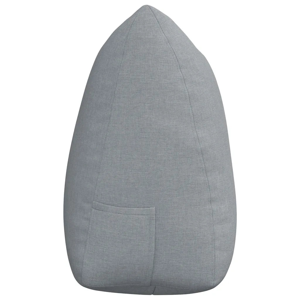 Cuscino per Schiena Grigio chiaro 140 x 24 x 50 cm Tessuto