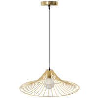 Lampada Da Soffittopensile Piatto Rotondo Loft Oro APP499-1CP