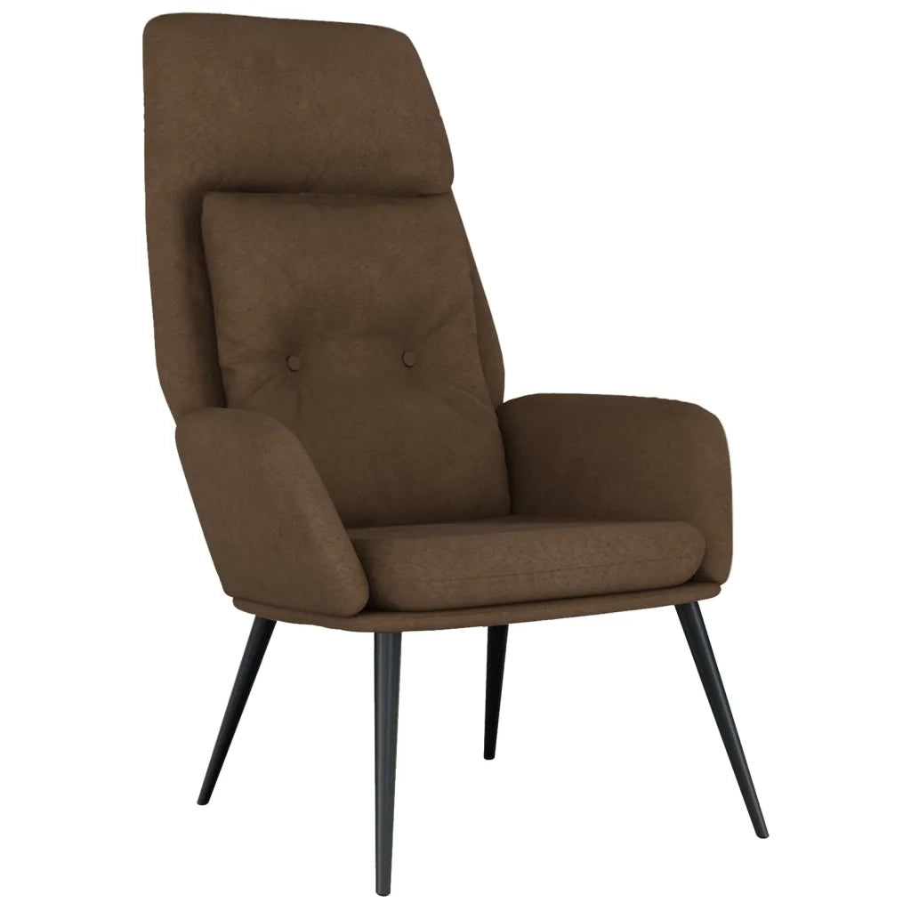 Poltrona Relax Marrone in Similpelle Scamosciata cod mxl 14171