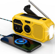 Radio Solare - Radio di emergenza portatile - Adatto per uso all'aperto e situazioni di emergenza