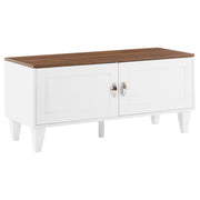 Scarpiera in MDF bianco 1 scomparto stile tradizionale ingresso