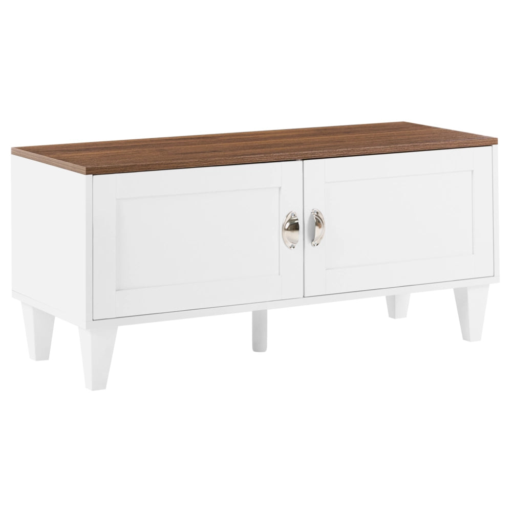 Scarpiera in MDF bianco 1 scomparto stile tradizionale ingresso