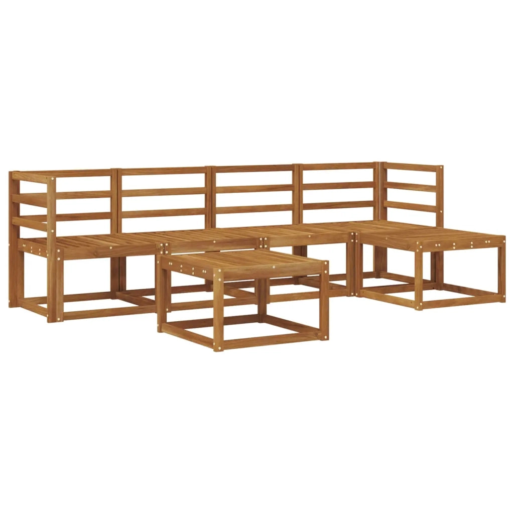 Set di divani da esterno 6 pcs Naturale