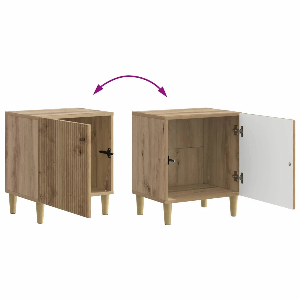 Armadio da Notte Rovere Artigianale 43 x 34,5 x 50 cm 894583