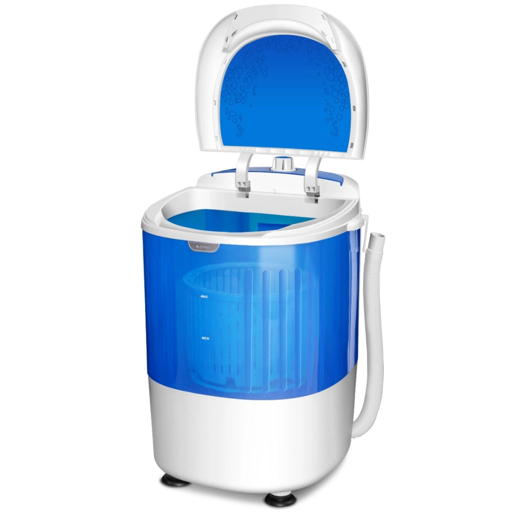 Mini lavatrice con centrifuga, Lavatrice compatta durevole e a risparmio energetico, Blu