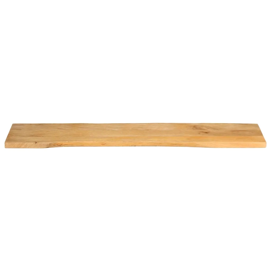 vidaXL Piano Tavolo 160x40x2,5 cm Bordi Vivi in Legno Massello Mango