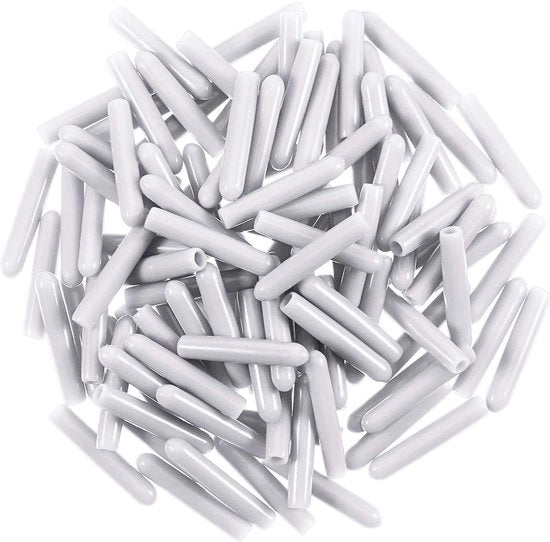 Capsule di protezione per lavastoviglie 100 pezzi - Spine di protezione in silicone - Tips antiscivolo - Capsule di protezione per lavastoviglie - Diametro interno 3,2 mm - Materiale duraturo - Capsule di protezione per lavastoviglie