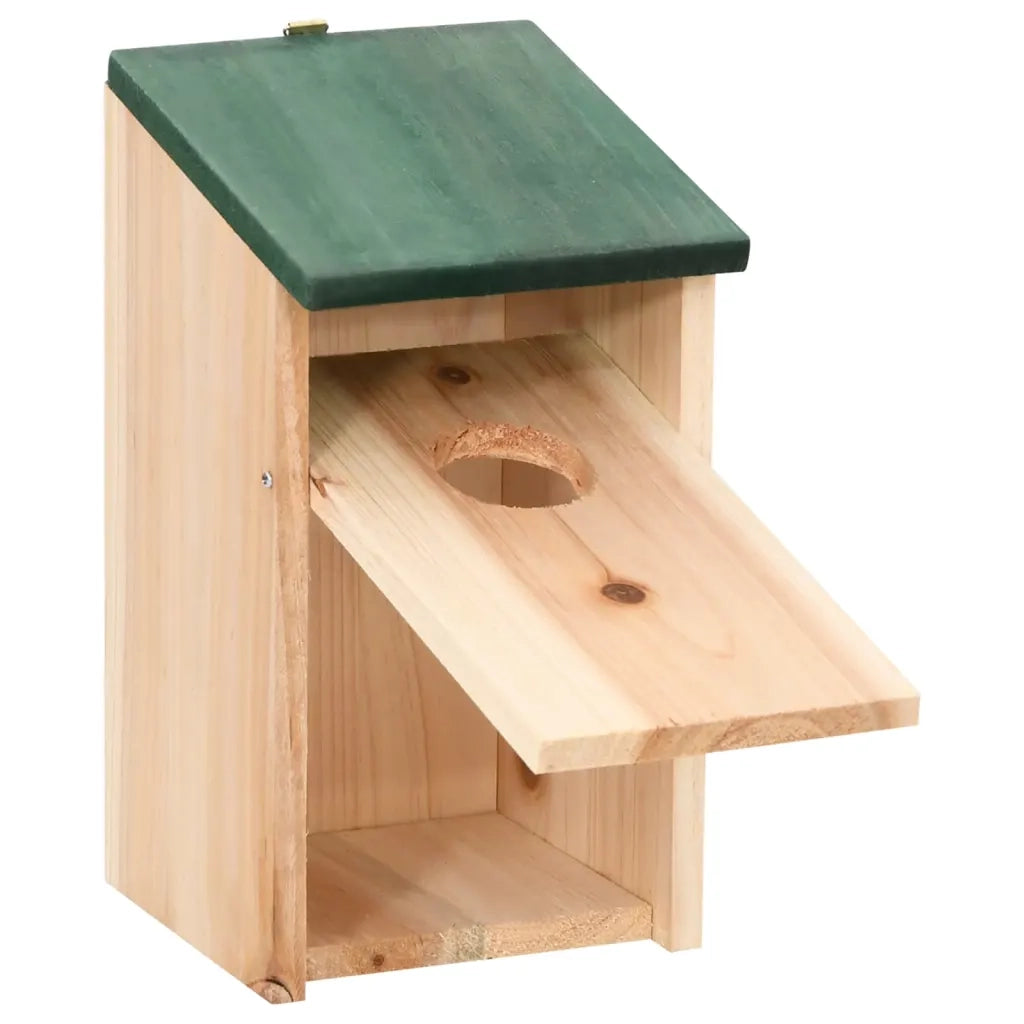 Casette per Uccelli 4 pz in Legno 12x12x22 cm 41012