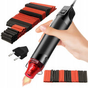 Mini Pistola Termica Hot-air 300W con Set di Tubetti Termorestringenti 127 Pezzi – Potenza 300W, Temperatura Max 170°C