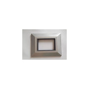 Trade Shop - Placca Placchetta Placchette Compatibili Per Serie Axolute Bticino Colorate Sq - Grigio -4 Fori     -