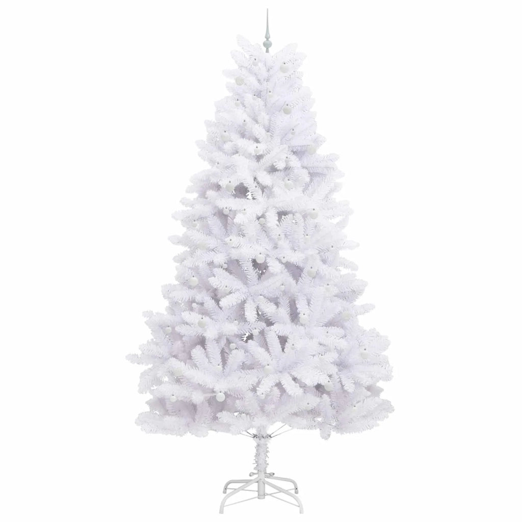 Albero di Natale Artificiale con Rami Pieghevoli Bianco 300 cm