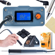 Stazione Saldante T12 Rosfix Orange Akbash OLED T12OAO – Riscaldamento Rapido, Temperatura Regolabile 200-450°C