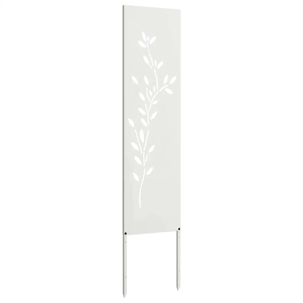 Schermo per privacy in giardino Floreale Bianco 32 x 140 cm 876253