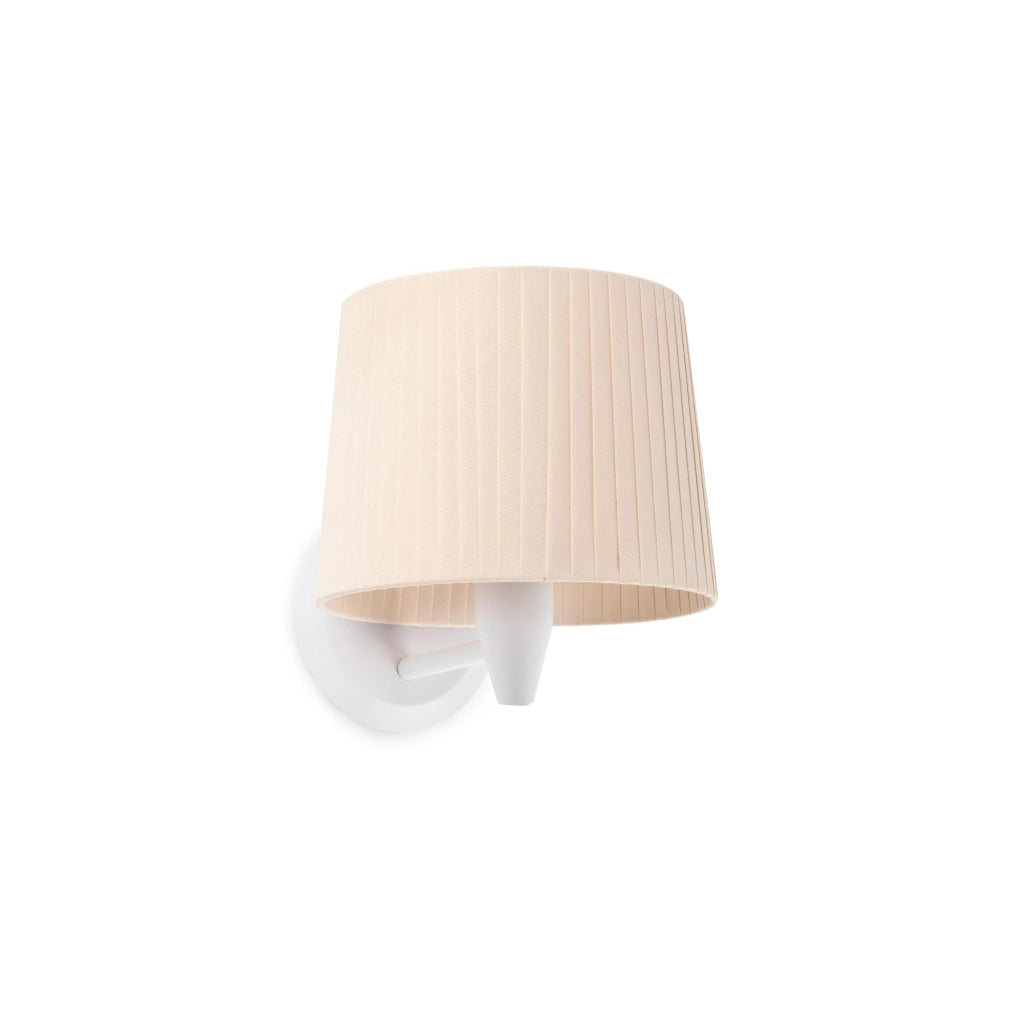 Faro Barcelona 64306-35 - SAMBA Lampada da parete bianca/bordata beige
