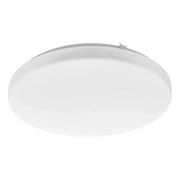 Plafoniera Moderna Frania-Z Acciaio Bianco Plastica Led 15W Ip20