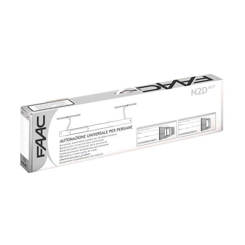 FAAC KIT PERSIANA 105775 N2D IT AUTO KIT - BIANCO 9010 EX 105745