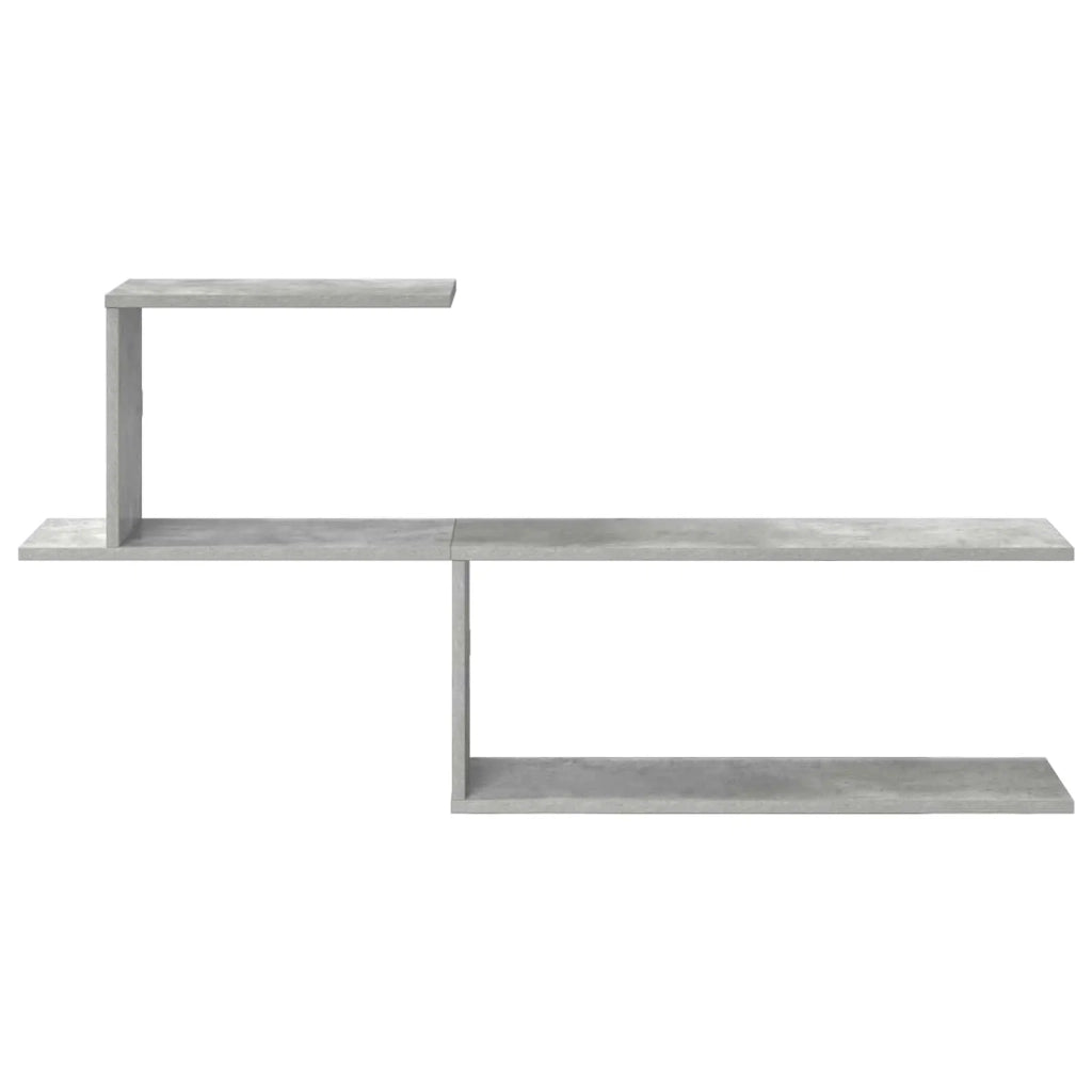 Scaffale da parete Grigio Cemento 122 x 18 x 60 cm 8012183