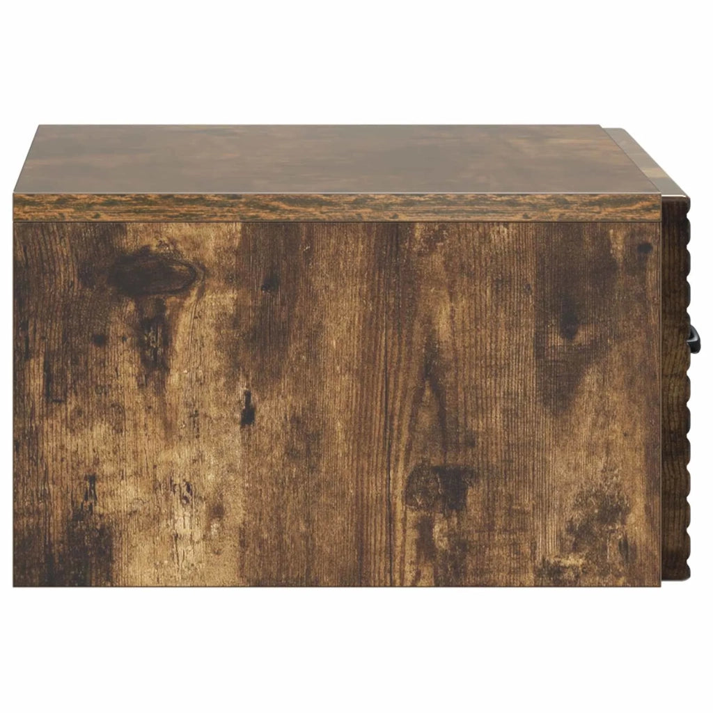 Mobiletto da notte a muro Rovere Fumo 49 x 34,5 x 20 cm 898625