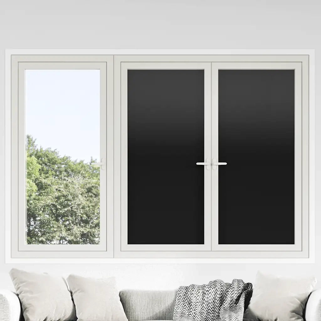 Pellicole per Vetri Statiche Smerigliate Nere 5pz in PVC 3208956