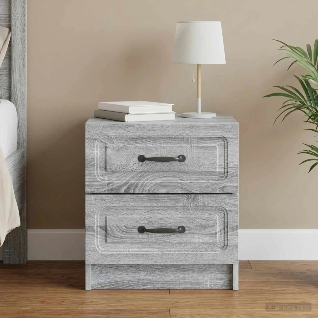 Armadio da Notte Grigio Sonoma 43 x 34,5 x 44,5 cm 895687
