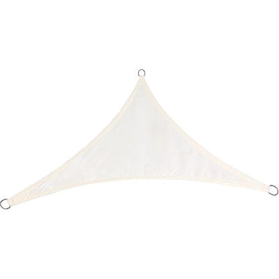 VELA OMBREGGIANTE LUXURY TRIANGOLARE STARS  POLIESTERE ECRU GR/MQ 180 MT 3,6X3,6X3,6